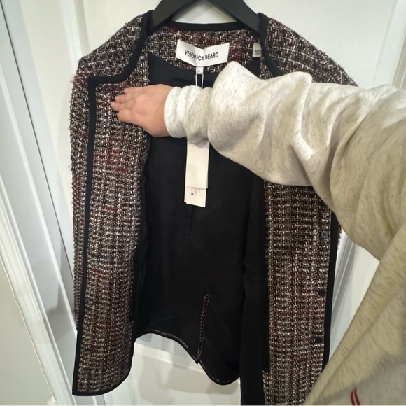 Veronica Beard Watkins Tweed Dickey Blazer Jacket - Picture 11 of 16